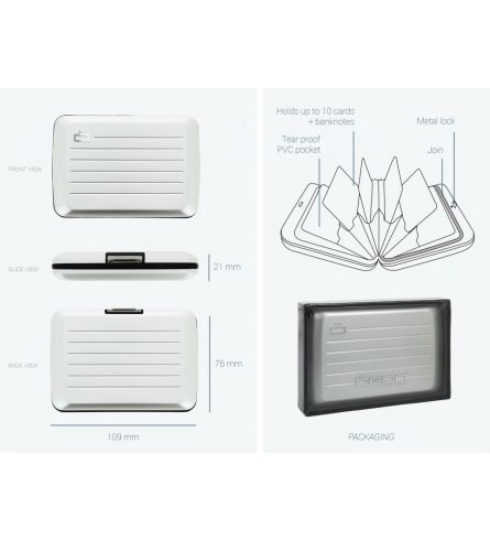 Ögon Stockholm V2.0 Card Case Blue