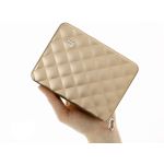 Ögon Quilted Passport Rose Gold